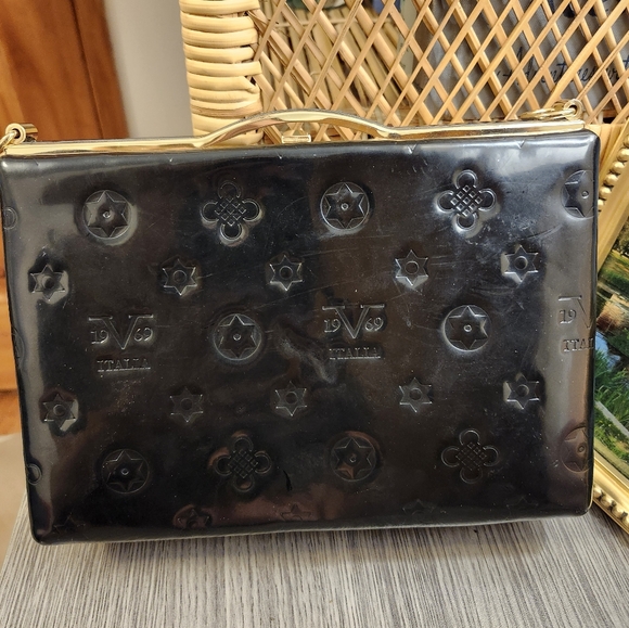 Versace v1969 Abbigliamento Black Sportivo Scarlett Frame Crossbody Bag - Picture 3 of 8